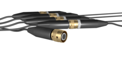 Impulse PDM Omega Fiber Optic Connector by Teledyne